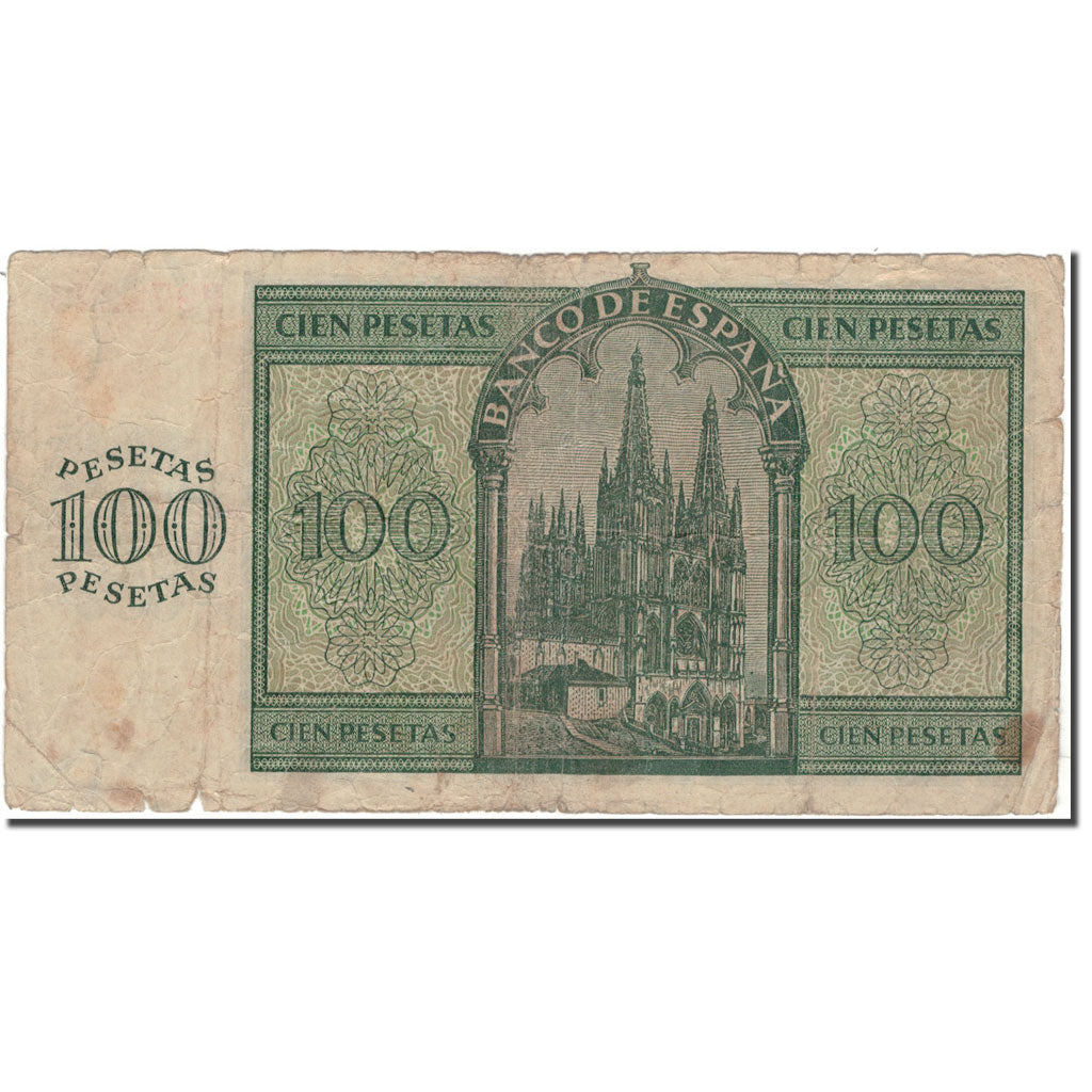 Geldschein, Spanien, 100 Pesetas, 1936, 1936-11-21, KM:101a, SGE
