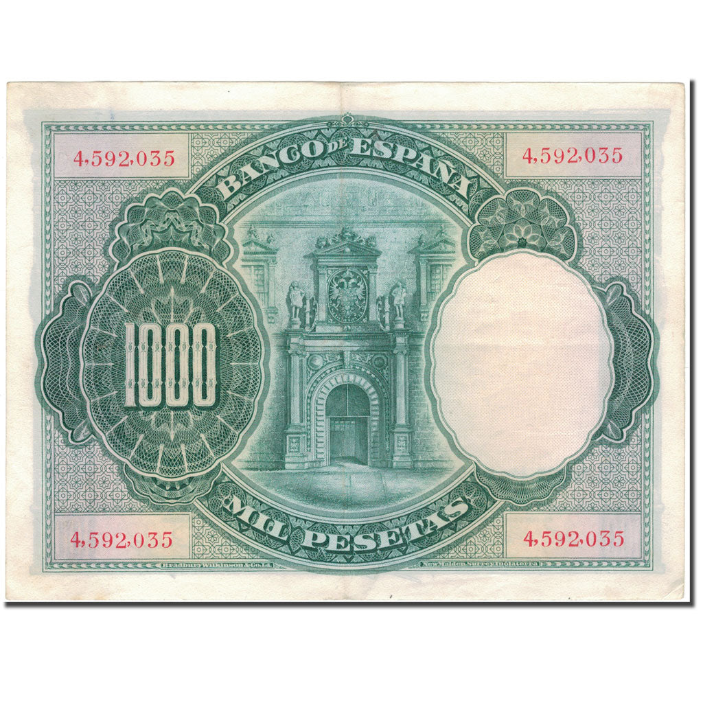Banknote, Spain, 1000 Pesetas, 1925, 1925-07-01, KM:70c, AU(50-53)