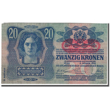 Banknote, Austria, 20 Kronen, 1913, 1913-01-02, KM:53a, AU(50-53)
