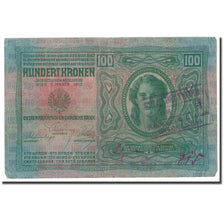 Banknote, Austria, 100 Kronen, 1912, 1912-01-02, KM:12, VF(20-25)