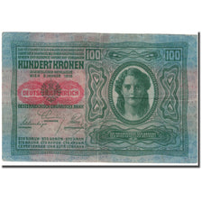 Banknote, Austria, 100 Kronen, 1912, 1912-01-02, KM:56, EF(40-45)