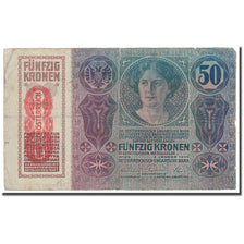 Banknote, Austria, 50 Kronen, 1914, 1914-01-02, KM:54a, F(12-15)