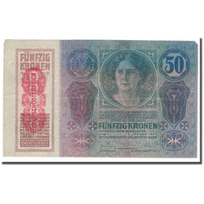 Banknote, Austria, 50 Kronen, 1914, 1914-01-02, KM:54a, VF(30-35)