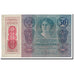 Banknote, Austria, 50 Kronen, 1914, 1914-01-02, KM:54a, VF(30-35)