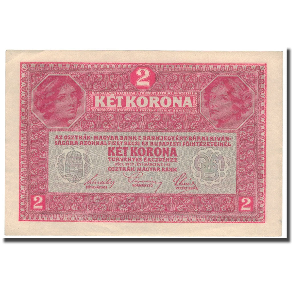 Banknote, Austria, 2 Kronen, 1917, 1917-03-01, KM:21, UNC(60-62)