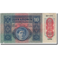 Banknote, Austria, 10 Kronen, 1915, 1915-01-02, KM:51a, F(12-15)