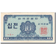 Banknote, South Korea, 10 Jeon, 1962, KM:28a, EF(40-45)