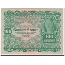 Banknote, Austria, 100 Kronen, 1922, 1922-01-02, KM:77, UNC(65-70)