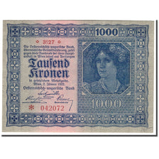 Geldschein, Österreich, 1000 Kronen, 1922, 1922-01-02, KM:78, UNZ