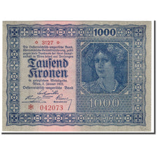 Banknote, Austria, 1000 Kronen, 1922, 1922-01-02, KM:78, UNC(65-70)