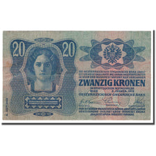 Banknote, Austria, 20 Kronen, 1913, 1913-01-02, KM:14, EF(40-45)