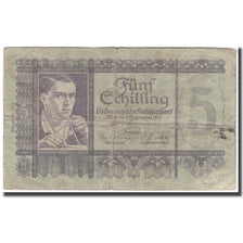 Banknote, Austria, 5 Schilling, 1945, 1945-09-04, KM:126, VF(20-25)