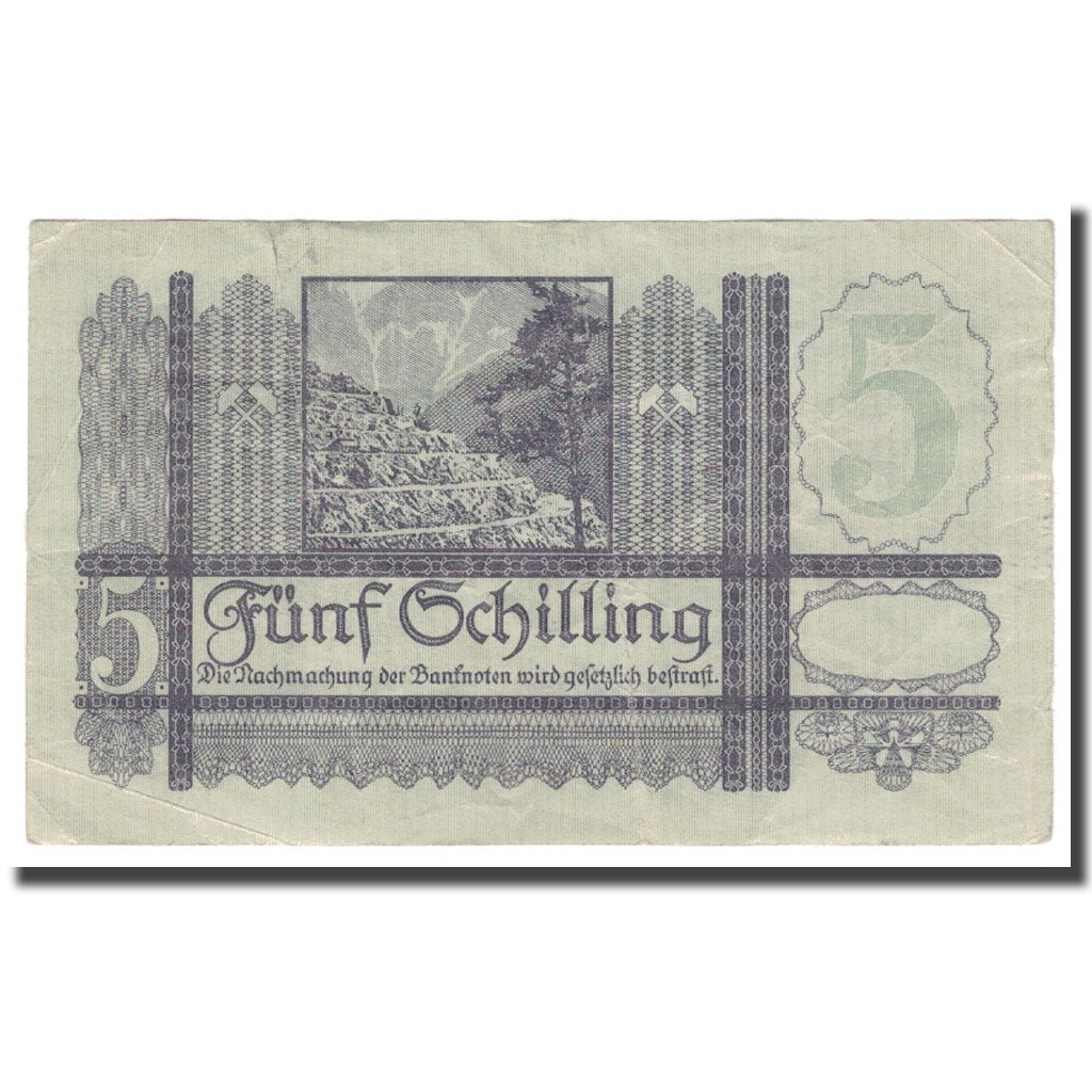 Banconote, Austria, 5 Schilling, 1945, 1945-09-04, KM:126, BB