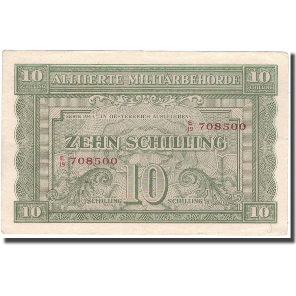 Banknote, Austria, 10 Schilling, 1944, KM:106, AU(50-53)