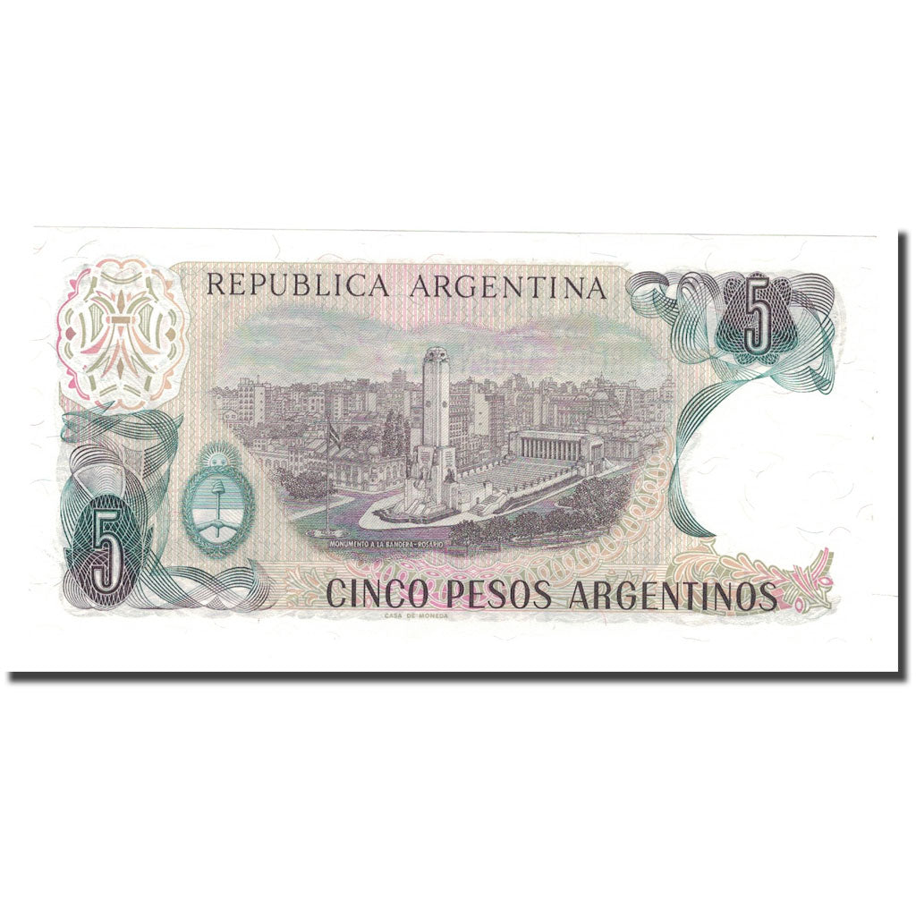 Banconote, Argentina, 5 Pesos Argentinos, KM:312a, FDS
