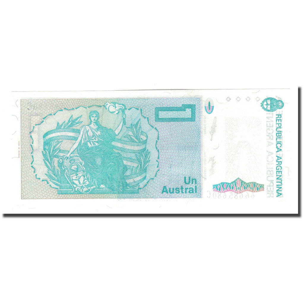 Banknote, Argentina, 1 Austral, KM:323b, UNC(65-70)