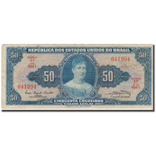 Banknote, Brazil, 50 Cruzeiros, KM:169a, VF(20-25)