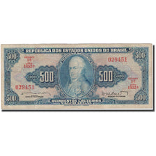 Banknote, Brazil, 500 Cruzeiros, KM:172b, VF(20-25)