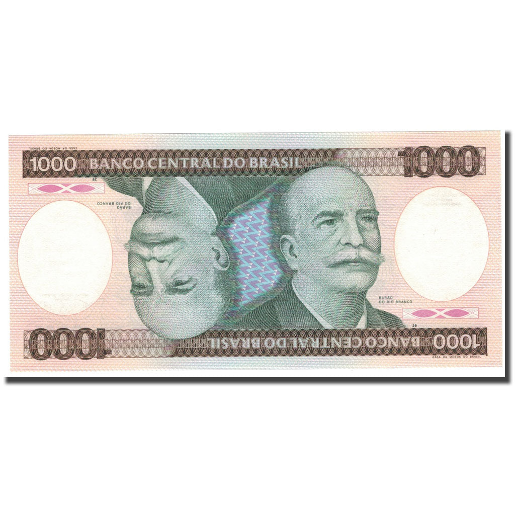 Biljet, Brazilië, 1000 Cruzeiros, KM:201c, NIEUW