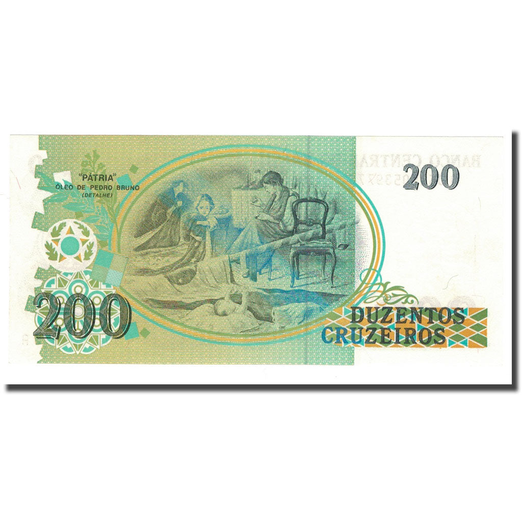 Banknote, Brazil, 200 Cruzeiros, KM:229, UNC(65-70)