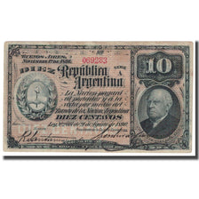Banknote, Argentina, 10 Centavos, 1891, 1891-11-01, KM:210, EF(40-45)