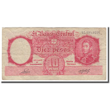 Banknote, Argentina, 10 Pesos, 1935, 1935-03-28, KM:265b, VF(20-25)