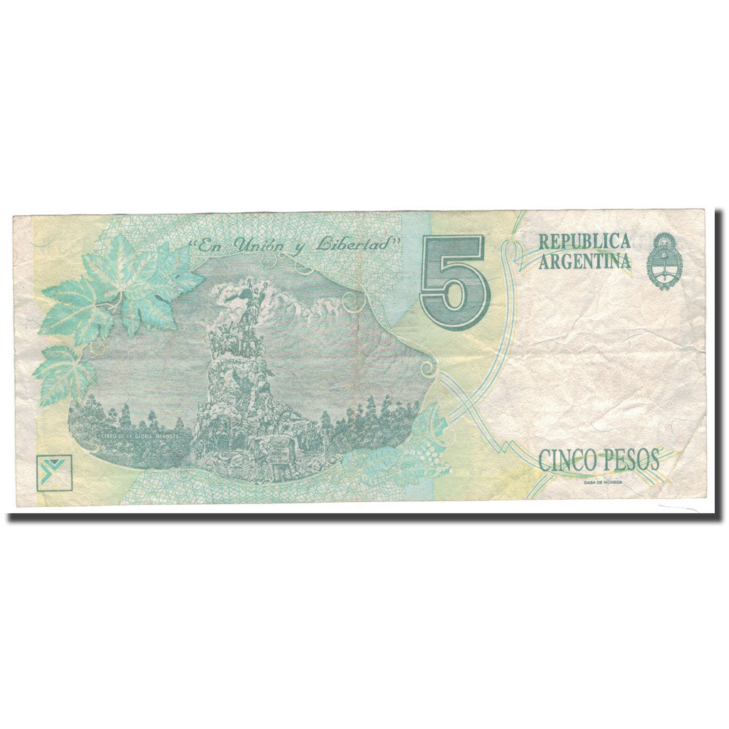 Banknote, Argentina, 5 Pesos, KM:341b, VF(30-35)