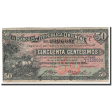 Banknote, Uruguay, 50 Centesimos, 1934, 1934-10-18, KM:20a, F(12-15)