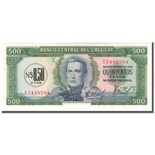 Banconote, Uruguay, 0.50 Nuevo Peso on 500 Pesos, KM:54, FDS