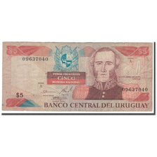 Banknote, Uruguay, 5 Pesos Uruguayos, KM:73Aa, VF(20-25)