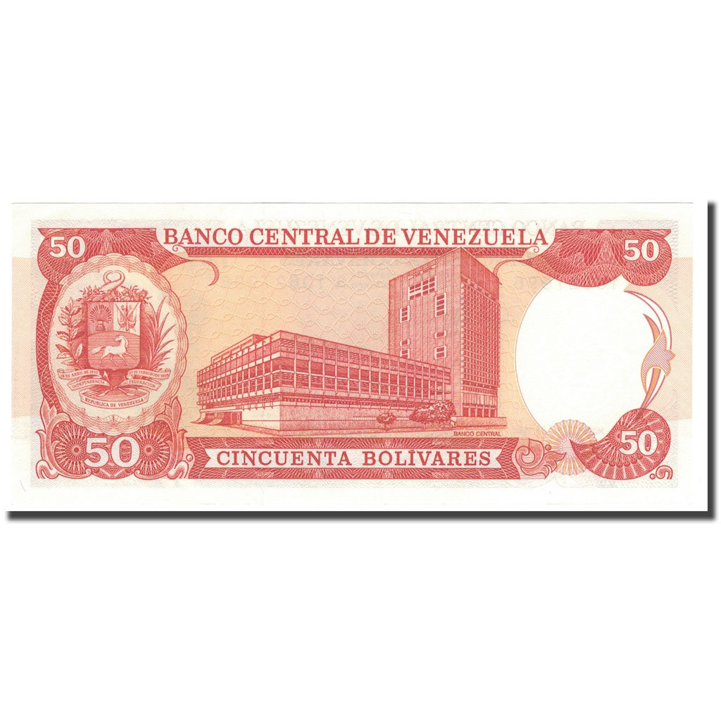 Nota, Venezuela, 50 Bolivares, 1988, 1988-11-03, KM:65b, UNC(65-70)