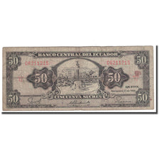 Banknote, Ecuador, 50 Sucres, 1988, 1988-11-22, KM:122a, F(12-15)