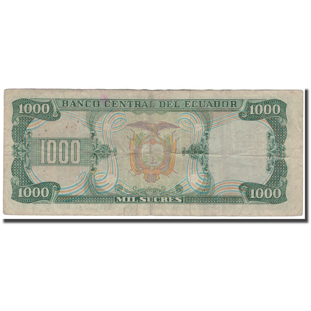 Banknote, Ecuador, 1000 Sucres, 1984, 1984-09-05, KM:125a, VF(20-25)