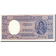 Geldschein, Chile, 5 Pesos = 1/2 Condor, KM:110, VZ+