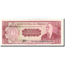 Banknote, Paraguay, 10 Guaranies, KM:196b, UNC(65-70)