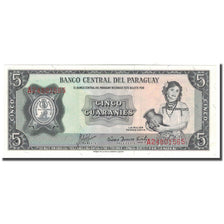 Banknote, Paraguay, 5 Guaranies, KM:195b, UNC(65-70)