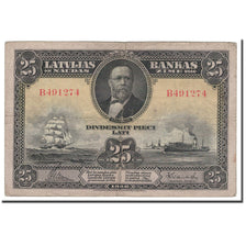 Banconote, Lettonia, 25 Latu, 1928, KM:18a, MB