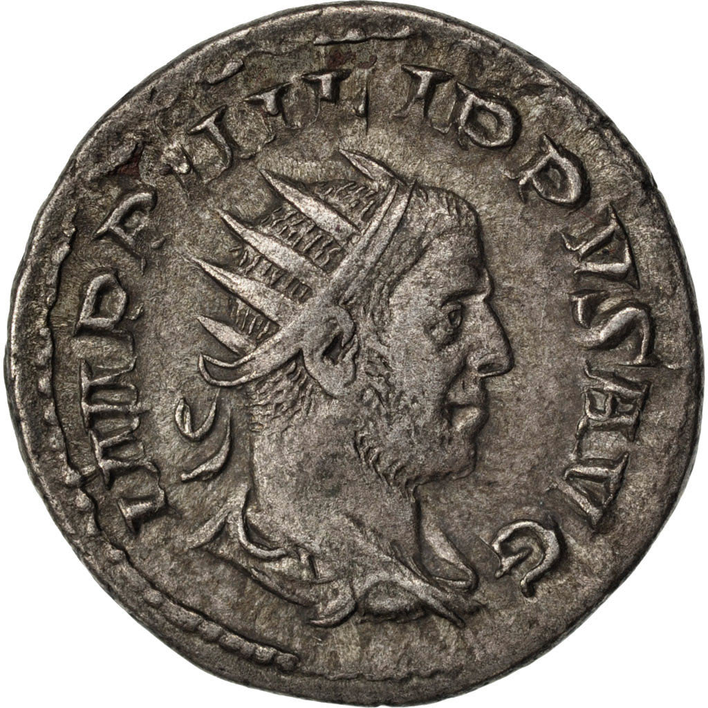 Coin, Philip I, Antoninianus, Roma, AU(55-58), Billon, Cohen:198