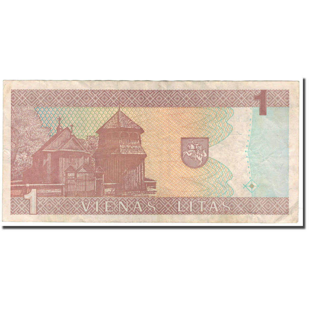 Billete, 1 Litas, 1994, Lituania, KM:53a, BC+