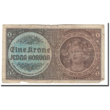 Banknote, Bohemia and Moravia, 1 Koruna, KM:3a, VG(8-10)