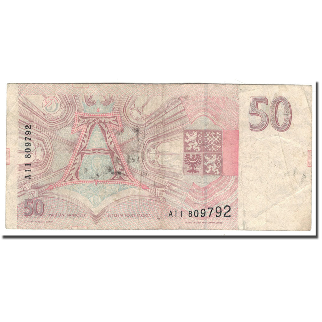 Banknote, Czech Republic, 50 Korun, 1998, KM:4a, F(12-15)