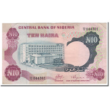 Banknote, Nigeria, 10 Naira, KM:17a, VF(30-35)