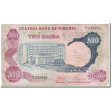 Banknote, Nigeria, 10 Naira, KM:17a, VG(8-10)