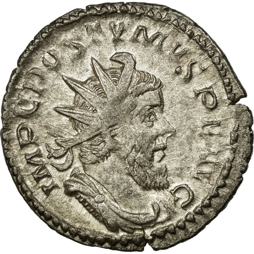 Coin, Postumus, Antoninianus, 260-269, Trier or Cologne, EF(40-45), Bronze