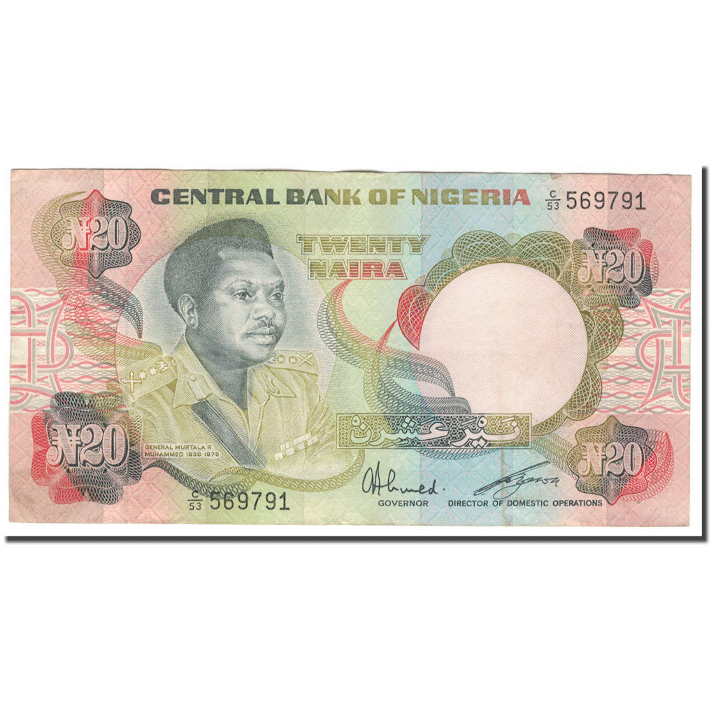 Geldschein, Nigeria, 20 Naira, KM:18c, SS