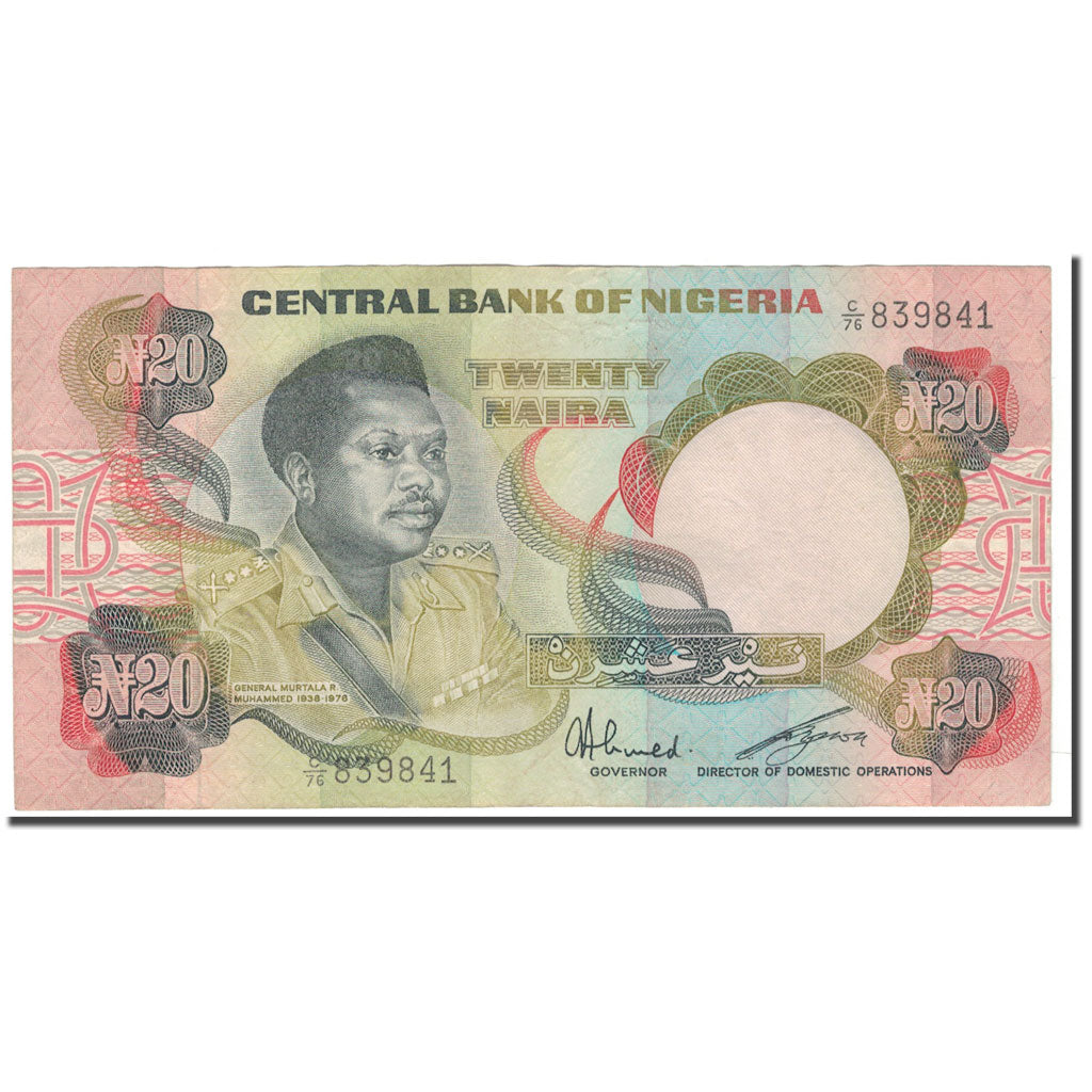 Banknote, Nigeria, 20 Naira, KM:18c, EF(40-45)