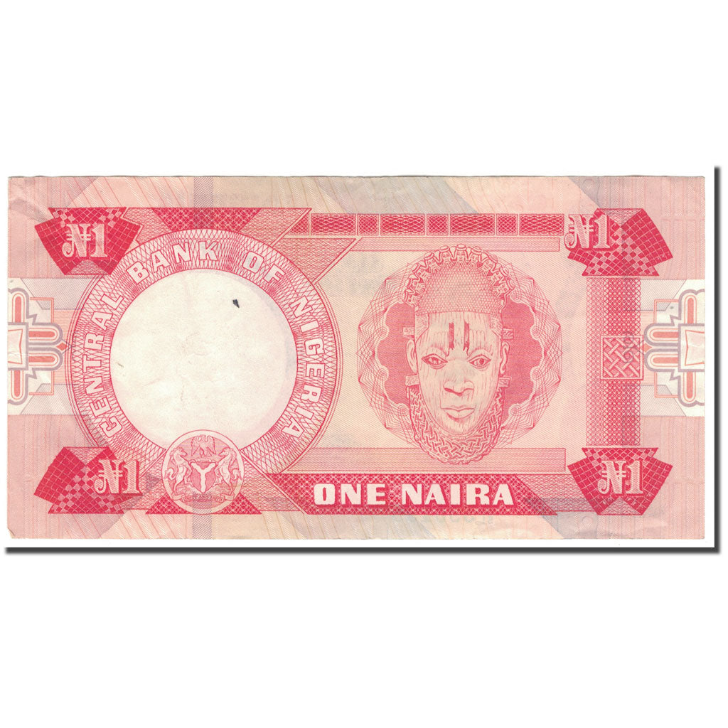 Banknote, Nigeria, 1 Naira, KM:19a, EF(40-45)