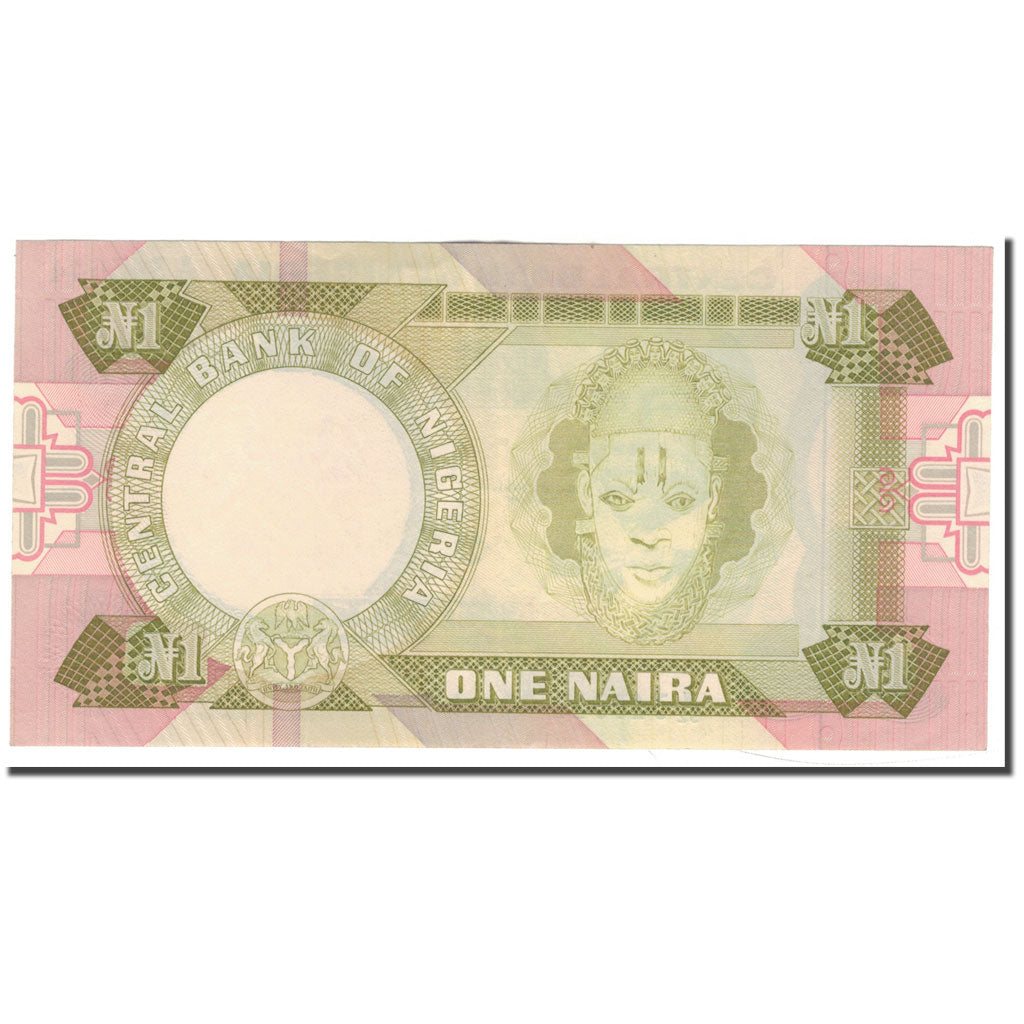 Banknote, Nigeria, 1 Naira, KM:23a, EF(40-45)