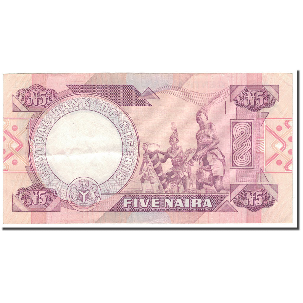 Banknote, Nigeria, 5 Naira, KM:24a, EF(40-45)
