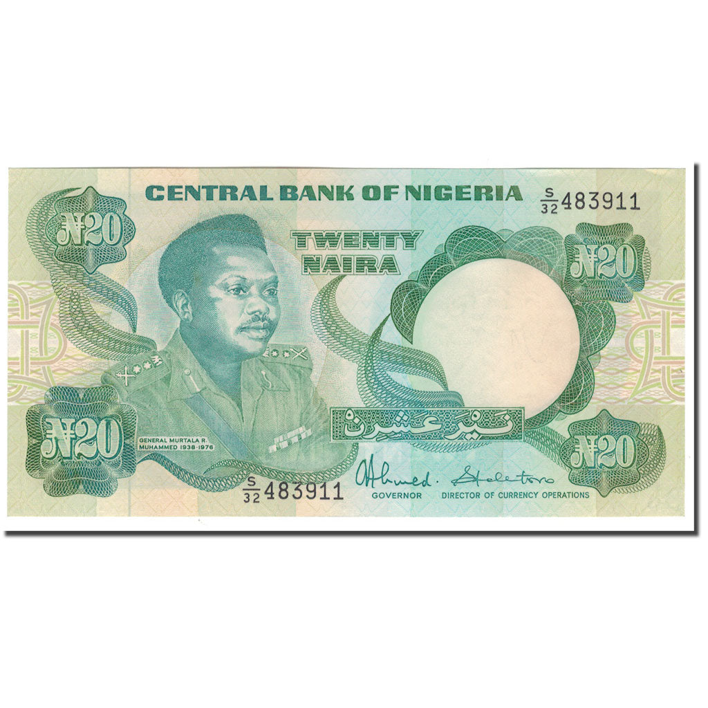 Banknote, Nigeria, 20 Naira, KM:26c, UNC(65-70)